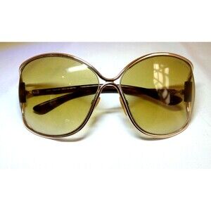 Women's Tom Ford Sunglasses Frames Emmeline Gold Frames-Gradient Brown Lense